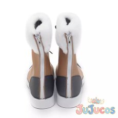 画像3: 小塗マキ(キャンプ)　コスプレ靴　ブルーアーカイブ　コスプレブーツ　JUJUcosplay (3)