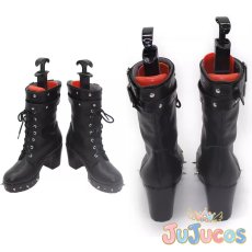 画像1: VTuber　Shiori Novella(シオリ・ノヴェラ)　コスプレ靴　バーチャルYouTuber　コスプレブーツ　JUJUcosplay (1)