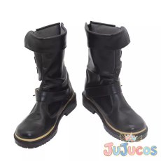 画像2: FINAL FANTASY VII　FF7 リメイク　エアリス・ゲインズブール　コスプレ靴　ファイナルファンタジーVII リメイク　コスプレブーツ　JUJUcosplay (2)