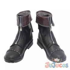 画像2: FFVIIリメイク　クラウド・ストライフ　コスプレ靴　ファイナルファンタジーVII リメイク　コスプレブーツ　JUJUcosplay (2)