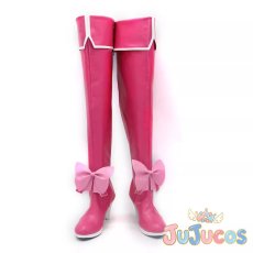 画像2: 花菱はるか　コスプレ靴　魔法少女にあこがれて　コスプレブーツ　JUJUcosplay (2)