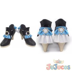 画像1: 行秋(ゆくあき)　竹身雨化　コスプレ靴　原神(げんしん)　コスプレブーツ　JUJUcosplay (1)