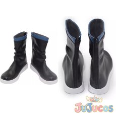 画像1: 月雪ミヤコ　コスプレ靴　ブルーアーカイブ　コスプレブーツ　JUJUcosplay (1)