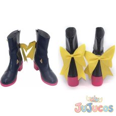 画像1: Vtuber　宝鐘マリン　ブライト衣装　コスプレ靴　バーチャルYouTuber　コスプレブーツ　JUJUcosplay (1)