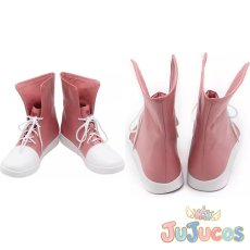 画像1: モモ（如月 桃）　コスプレ靴　カゲロウプロジェクト　コスプレブーツ　JUJUcosplay (1)