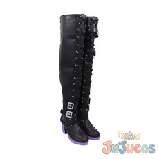 画像3: Vtuber　ラプラス・ダークネス（La+ Darknesss）　2024新衣装　コスプレ靴　バーチャルYouTuber　コスプレブーツ　JUJUcosplay (3)