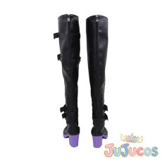 画像5: Vtuber　ラプラス・ダークネス（La+ Darknesss）　2024新衣装　コスプレ靴　バーチャルYouTuber　コスプレブーツ　JUJUcosplay (5)