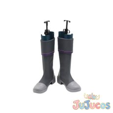 画像2: あんスタ　追憶＊モノクロのチェックメイト　月永レオ　コスプレ靴　あんさんぶるスターズ！　コスプレブーツ　JUJUcosplay (2)