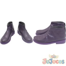 画像1: Vtuber　La+ Darknesss(ラプラス・ダークネス)　初期2D　コスプレ靴　バーチャルYouTuber　コスプレブーツ　JUJUcosplay (1)