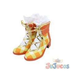 画像3: 高坂穂乃果　コスプレ靴　Love Live! ラブライブ! スクフェス 3月お花編 SR 覚醒後　コスプレブーツ　JUJUcosplay (3)