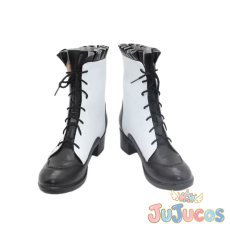 画像2: 暁山瑞希　和風ロリータファッション　優しさに励まされて　コスプレ靴　プロジェクトセカイ カラフルステージ！ feat. 初音ミク　コスプレブーツ　JUJUcosplay (2)