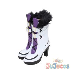 画像3: Aqours　小原鞠莉 SR　初期編　リゾートコーデ　覚醒後　コスプレ靴　ラブライブ！サンシャイン!!　コスプレブーツ　JUJUcosplay (3)