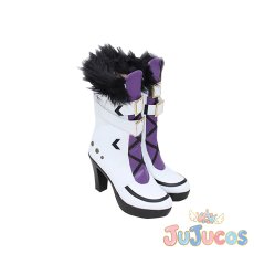 画像4: Aqours　小原鞠莉 SR　初期編　リゾートコーデ　覚醒後　コスプレ靴　ラブライブ！サンシャイン!!　コスプレブーツ　JUJUcosplay (4)