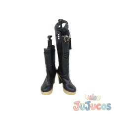 画像2: VTuber　緑仙　3D新衣装　コスプレ靴　バーチャルYouTuber　コスプレブーツ　JUJUcosplay (2)