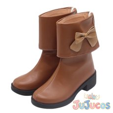 画像3: アーニャ　コスプレ靴　スパイファミリー コードホワイト　コスプレブーツ　JUJUcosplay (3)