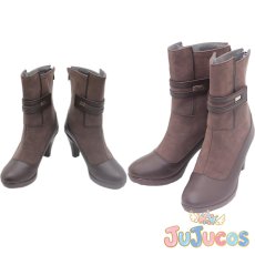 画像1: ヨル・フォージャー　コスプレ靴　スパイファミリー コードホワイト　コスプレブーツ　JUJUcosplay (1)