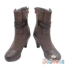 画像2: ヨル・フォージャー　コスプレ靴　スパイファミリー コードホワイト　コスプレブーツ　JUJUcosplay (2)