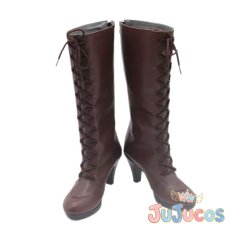 画像2: 初音ミク　雪ミク2024　コスプレ靴　VOCALOID　コスプレブーツ　JUJUcosplay (2)