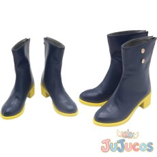 画像1: 夜もすがら君想ふ Leoneed x 鏡音リン　星乃一歌　天馬咲希　?日野森志歩　?望月穂波　コスプレ靴　プロジェクトセカイ カラフルステージ！ feat. 初音ミク　コスプレブーツ　JUJUcosplay (1)