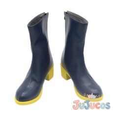 画像2: 夜もすがら君想ふ Leoneed x 鏡音リン　星乃一歌　天馬咲希　?日野森志歩　?望月穂波　コスプレ靴　プロジェクトセカイ カラフルステージ！ feat. 初音ミク　コスプレブーツ　JUJUcosplay (2)