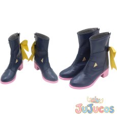 画像1: VTuber　ブライト衣装　常闇トワ　コスプレ靴　バーチャルYouTuber　コスプレブーツ　JUJUcosplay (1)