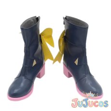 画像2: VTuber　ブライト衣装　常闇トワ　コスプレ靴　バーチャルYouTuber　コスプレブーツ　JUJUcosplay (2)