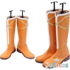 画像1: SUNNY DAY SONG　園田海未　コスプレ靴　ラブライブ! School idol project　コスプレブーツ　JUJUcosplay (1)