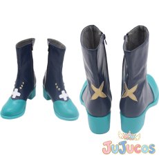 画像1: あんスタ！　葵ひなた　スカウト！Puffy☆Bunny　コスプレ靴　あんさんぶるスターズ！　コスプレブーツ　JUJUcosplay (1)