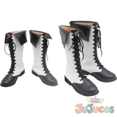 画像1: ニヤニヤ教授　コスプレ靴　ブルーアーカイブ　コスプレブーツ　JUJUcosplay (1)