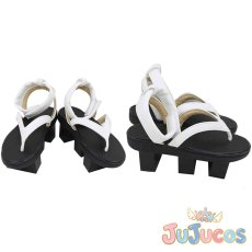 画像1: 堕姫(だき)　コスプレ靴　鬼滅の刃　コスプレブーツ　JUJUcosplay (1)