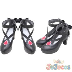 画像1: 神崎蘭子　運命の待ち人　コスプレ靴　アイドルマスター シンデレラガールズ　コスプレブーツ　JUJUcosplay (1)