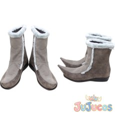 画像1: アナと雪の女王　クリストフ・ビョルグマン　コスプレ靴　Frozen　コスプレブーツ　JUJUcosplay (1)