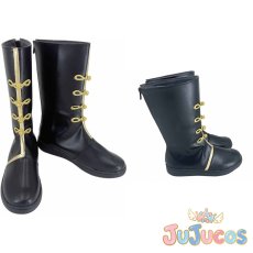 画像1: Vtuber　長尾景　中華風　コスプレ靴　バーチャルYouTuber　コスプレブーツ　JUJUcosplay (1)