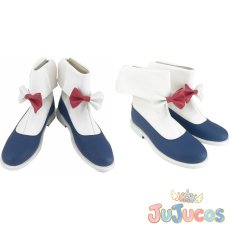 画像1: 四季映姫・ヤマザナドゥ　コスプレ靴　東方Project　コスプレブーツ　JUJUcosplay (1)