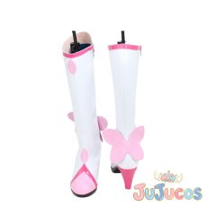画像2: 花咲つぼみ　キュアブロッサム　コスプレ靴　ハートキャッチプリキュア！　コスプレブーツ　JUJUcosplay (2)