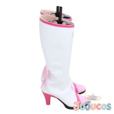 画像3: 花咲つぼみ　キュアブロッサム　コスプレ靴　ハートキャッチプリキュア！　コスプレブーツ　JUJUcosplay (3)