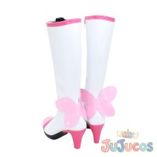 画像4: 花咲つぼみ　キュアブロッサム　コスプレ靴　ハートキャッチプリキュア！　コスプレブーツ　JUJUcosplay (4)