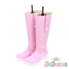 画像4: ヒカリ　私服　コスプレ靴　ポケットモンスター ダイヤモンド＆パール　コスプレブーツ　JUJUcosplay (4)