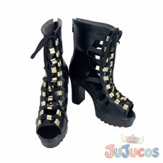 画像2: アグネスタキオン　水着　コスプレ靴　ウマ娘プリティーダービー　コスプレブーツ　JUJUcosplay (2)