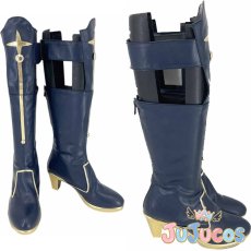 画像1: VTuber　フレン・E・ルスタリオ　5th Anniversary　SYMPHONIA　コスプレ靴　バーチャルYouTuber　コスプレブーツ　JUJUcosplay (1)