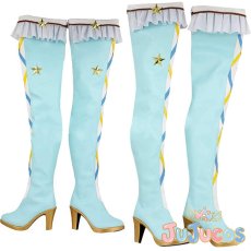 画像1: 白鳥ひめ　スクールドレス　コスプレ靴　アイカツスターズ!　コスプレブーツ　JUJUcosplay (1)