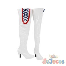 画像3: VTuber　ReGLOSS　儒烏風亭らでん　MV衣装　コスプレ靴　バーチャルYouTuber　コスプレブーツ　JUJUcosplay (3)