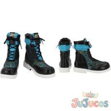 画像1: VTuber　魁星　コスプレ靴　バーチャルYouTuber　コスプレブーツ　JUJUcosplay (1)