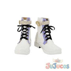 画像2: 周防桃子　6周年　コスプレ靴　アイドルマスター ミリオンライブ！　コスプレブーツ　JUJUcosplay (2)