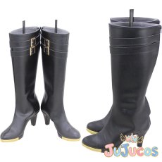 画像1: Division Rap Battle　勘解由小路無花果　コスプレ靴　ヒプノシスマイク　コスプレブーツ　JUJUcosplay (1)