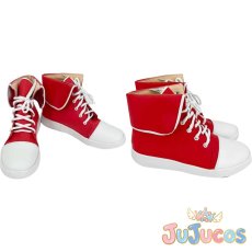 画像1: VTuber　文野環　コスプレ靴　バーチャルYouTuber　コスプレブーツ　JUJUcosplay (1)