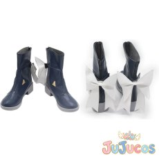 画像1: Vtuber　獅白ぼたん　ブライト衣装　4th fes.　コスプレ靴　バーチャルYouTuber　コスプレブーツ　JUJUcosplay (1)