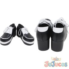 画像1: 寶月夜宵　コスプレ靴　ダークギャザリング　コスプレブーツ　JUJUcosplay (1)