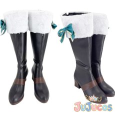 画像1: メジロパーマー(クリスマス)　コスプレ靴　ウマ娘プリティーダービー　コスプレブーツ　JUJUcosplay (1)