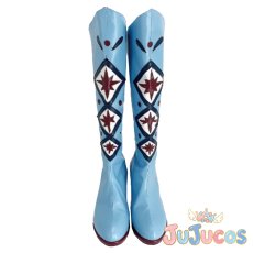 画像2: エルサ　コスプレ靴　アナと雪の女王　コスプレブーツ　JUJUcosplay (2)